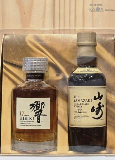 산토리히비키17년+야마자키12년 180ml