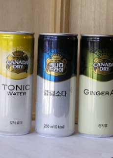 토닉워터,클럽소다,진져엘(250ml)