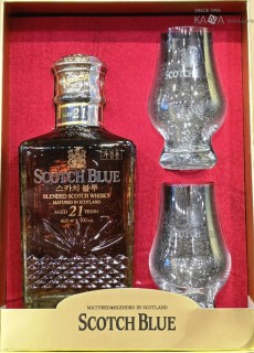 스카치블루21년 500ml 잔셋트