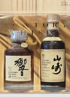 산토리히비키17년+야마자키12년 180ml