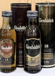 글렌피딕15년,18년 (50ml)